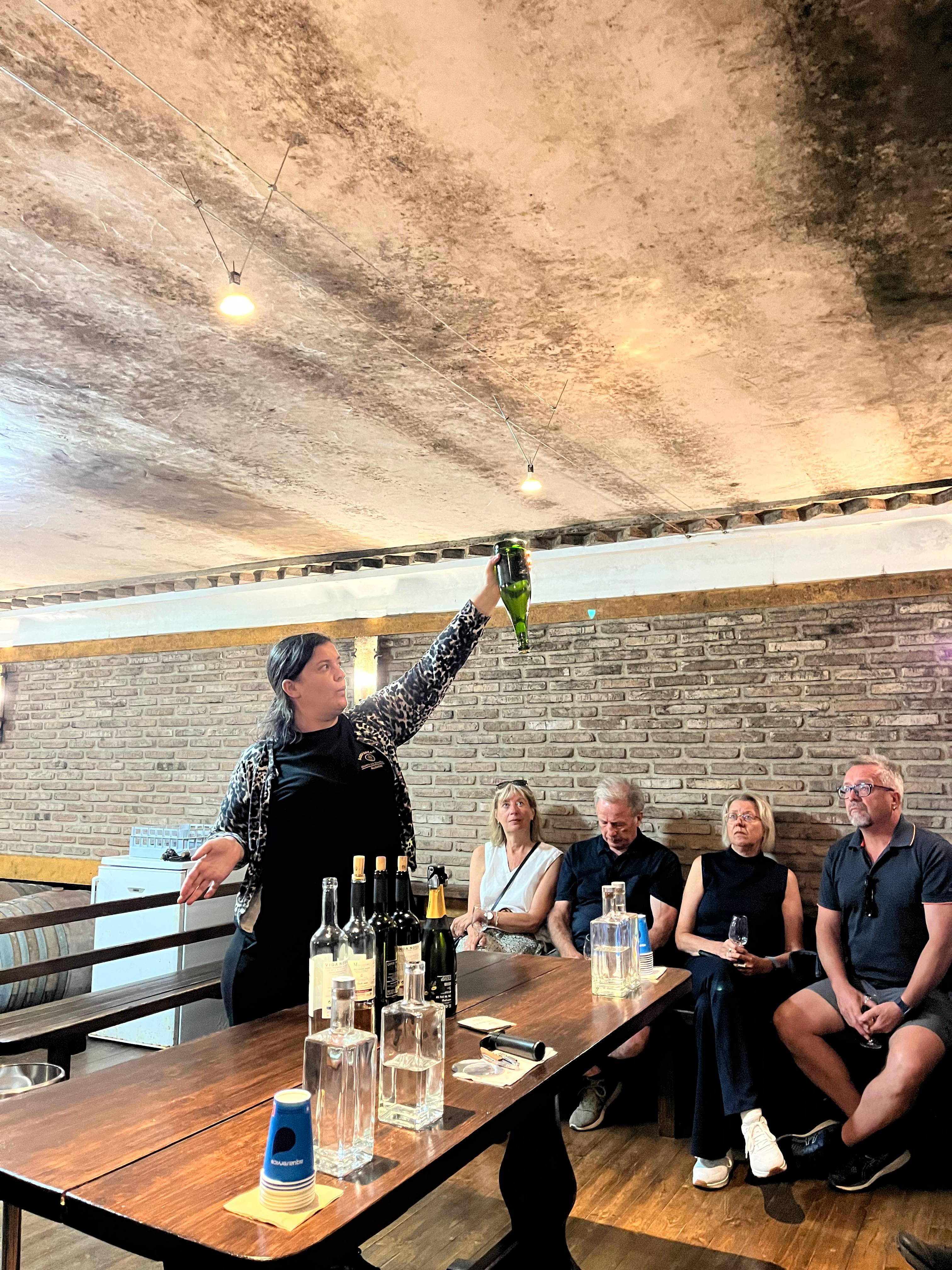 Visite guidée de la cave avec dégustation de vins