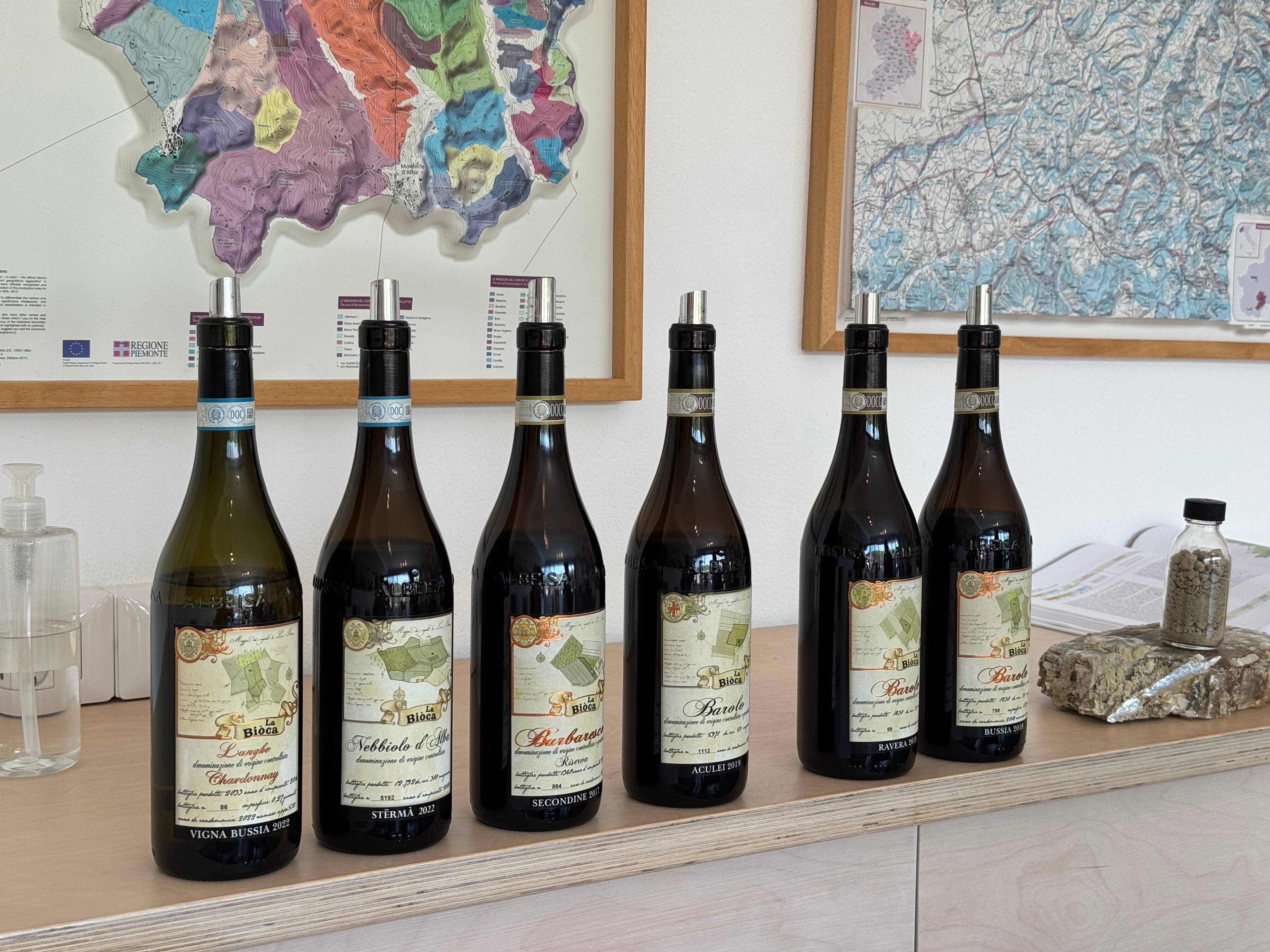 The visit and tasting of 6 wines