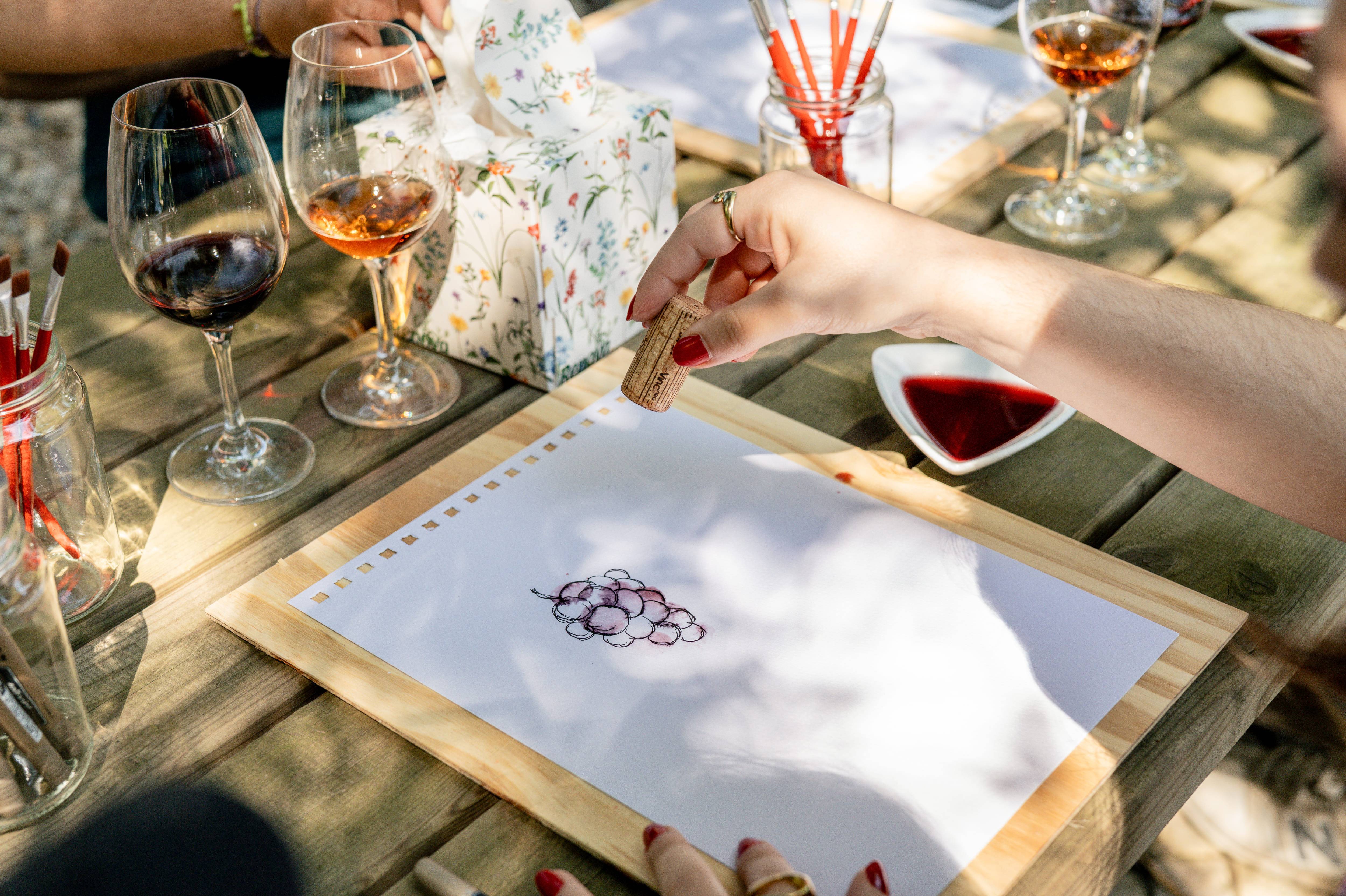 Wine Painting Workshop - Winepainting - Casa Museu José Maria Da Fonseca - Winalist