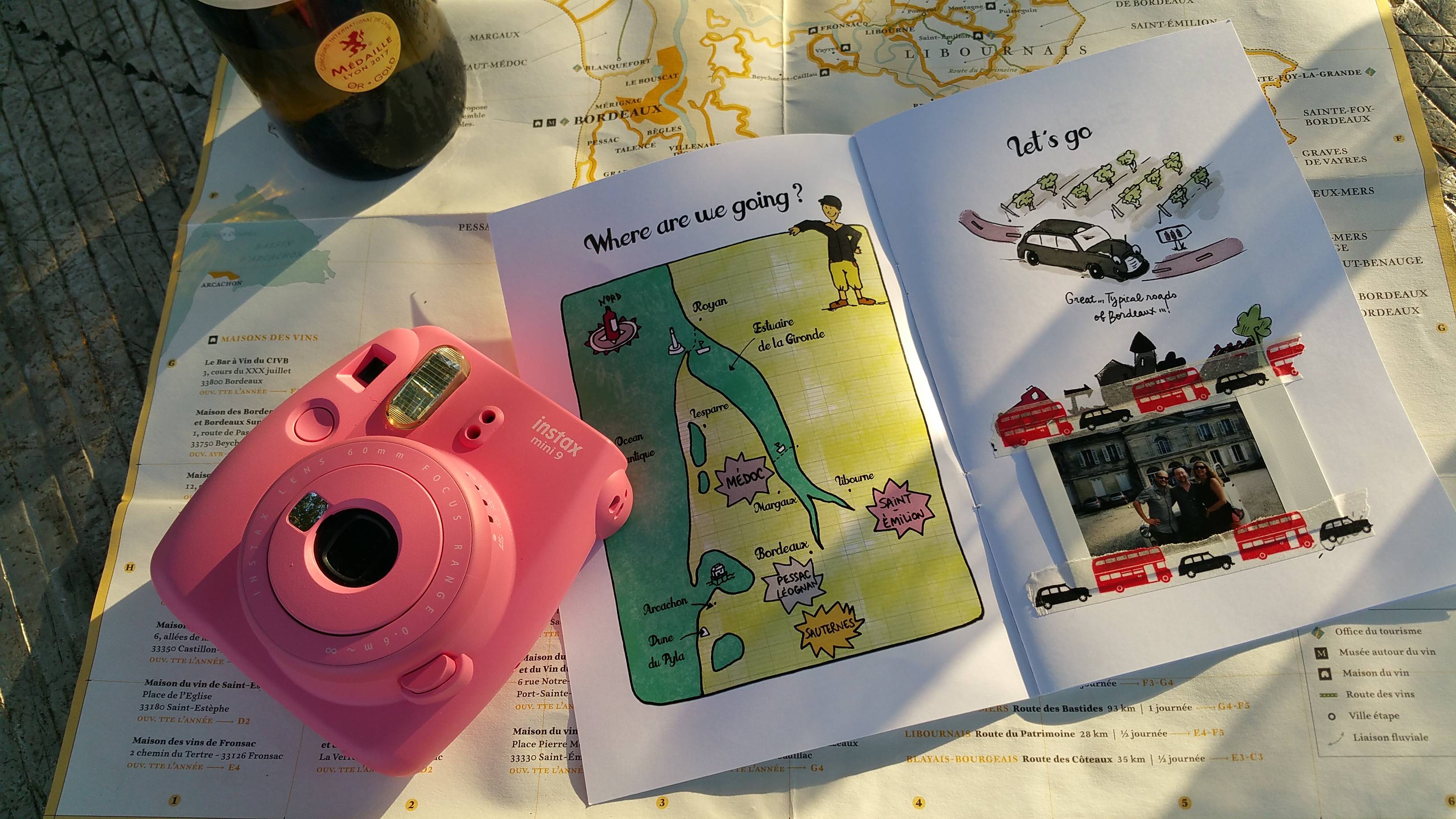 Tour de vinhos com táxi inglês nas vinhas de Bordeaux