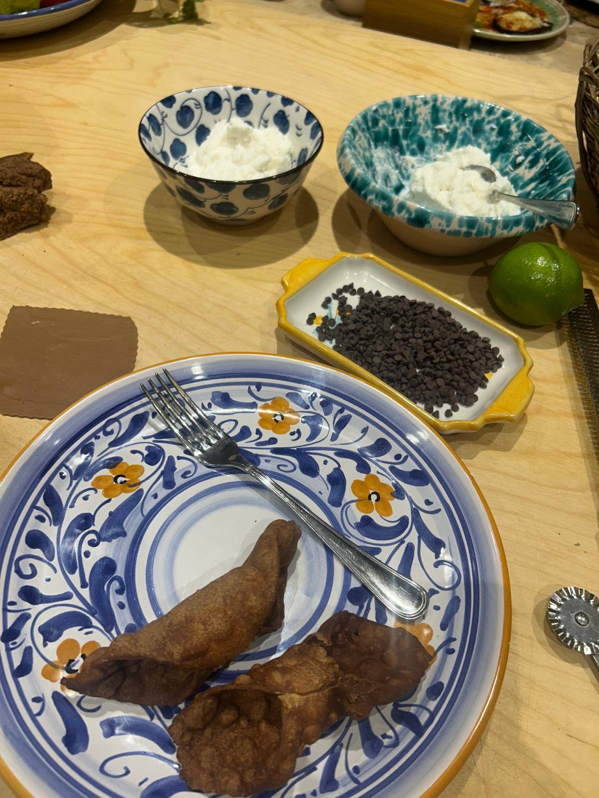 Pastry cooking class, traditional Sicilian desserts
