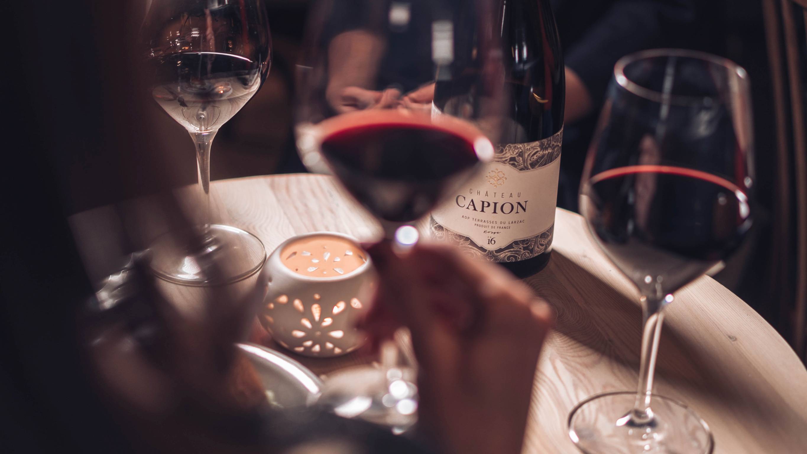 Tasting the full range of Château Capion