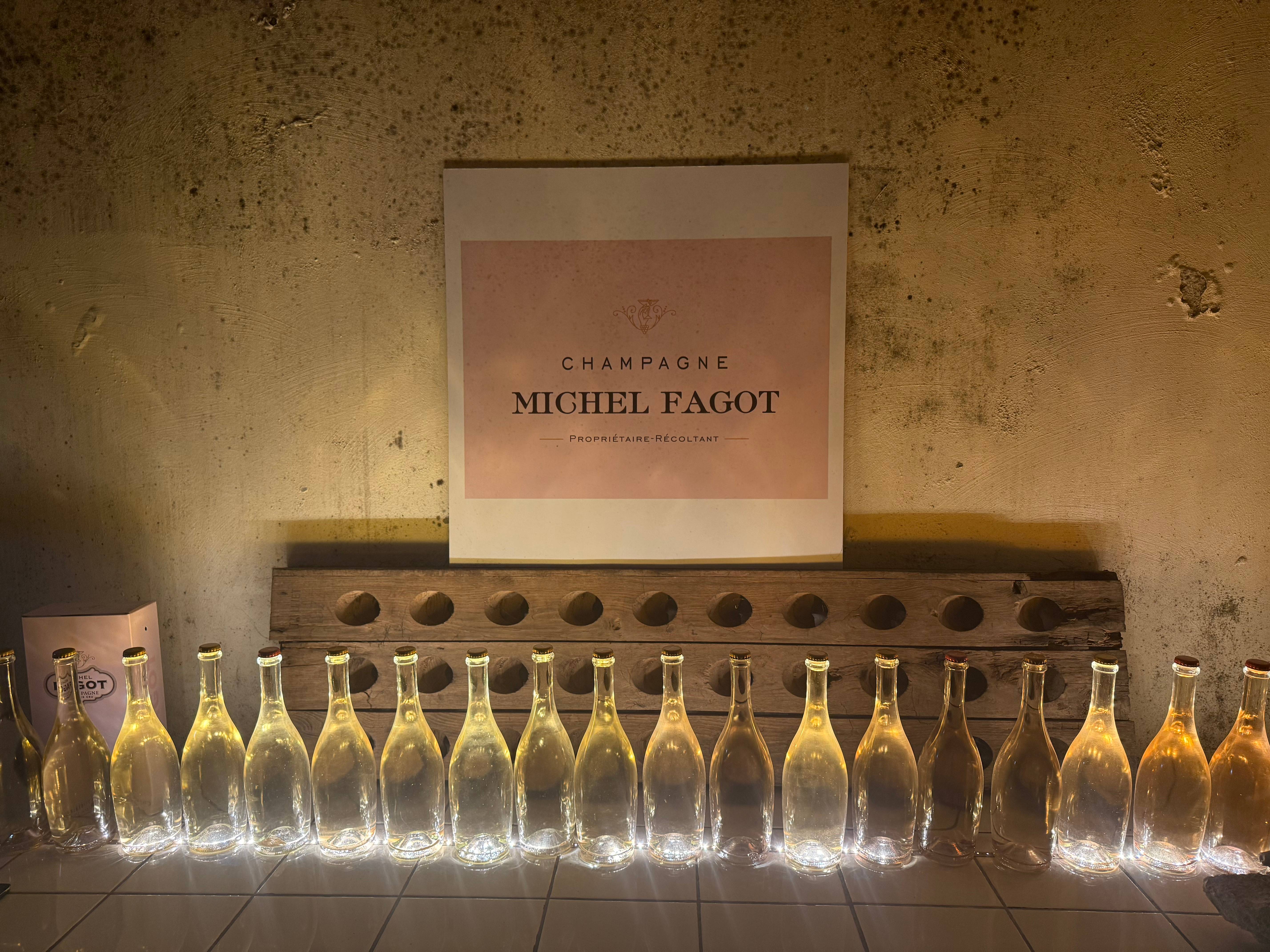 La visita del collezionista - 3 champagne