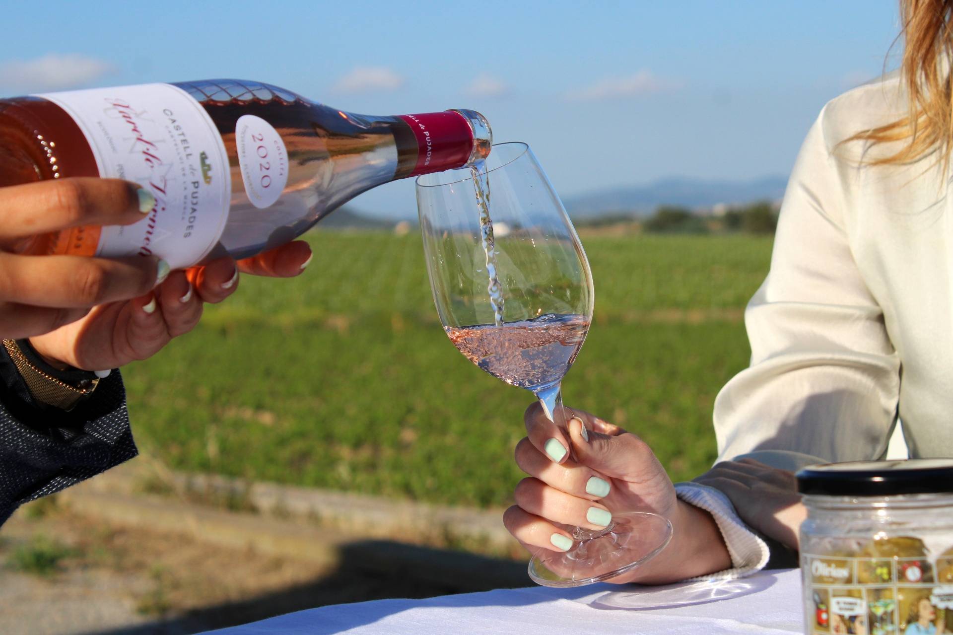 Visit and tasting at Celler Aymar Castell De Pujades in Catalonia The