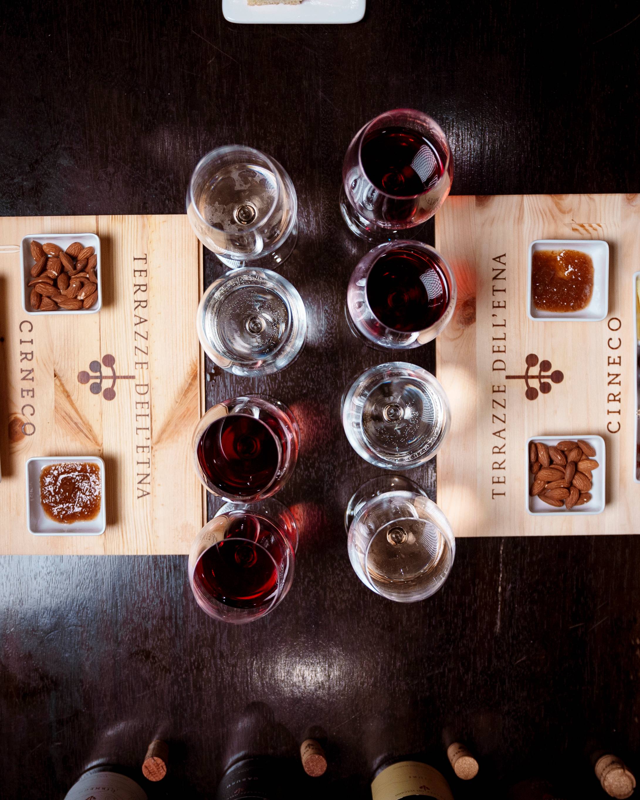 The D.O.C. wines of Terrazze dell'Etna