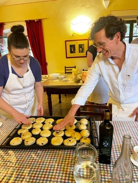 Cooking class at the Enoteca