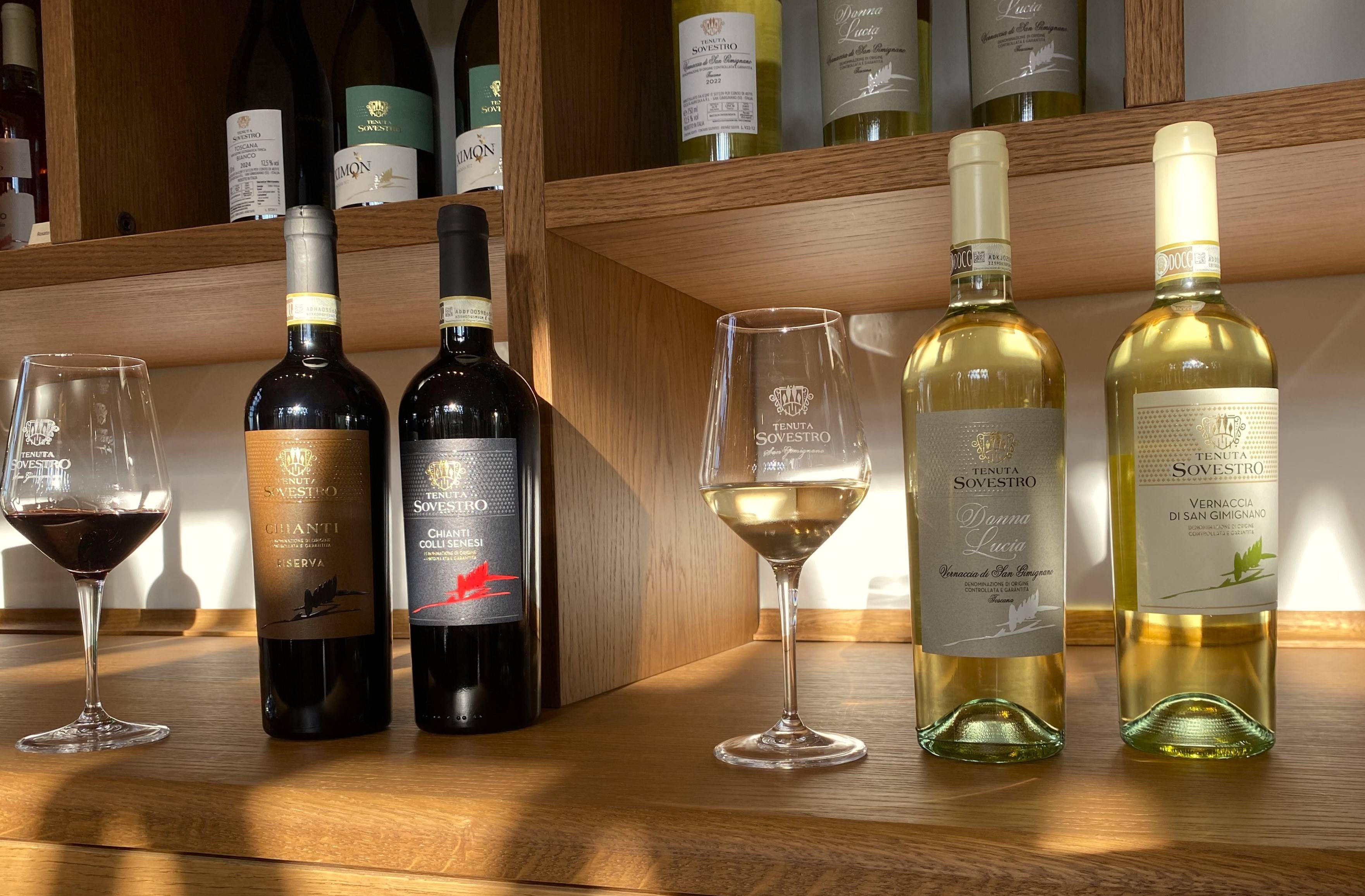 Onze 4 DOCG-wijnen - Tenuta Sovestro   San Gimignano - Winalist
