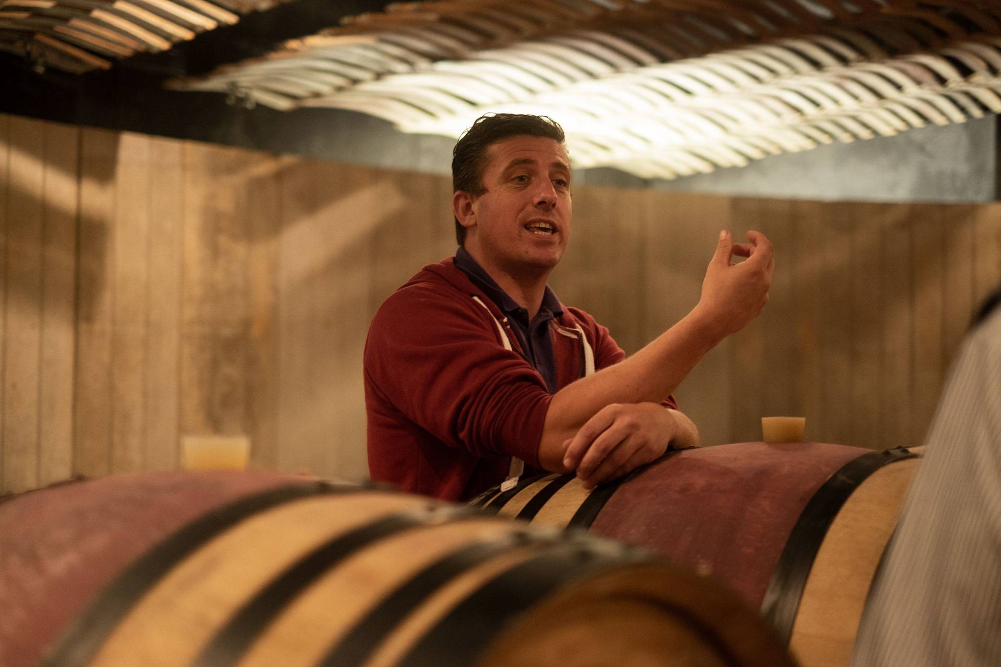 Visita da adega e degustação dos vinhos orgânicos do Domaine