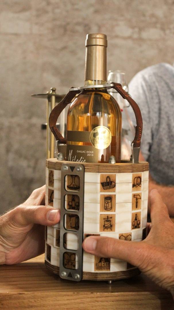 Oenological at Les Petits Crus Lyon in Rhone valley Wine