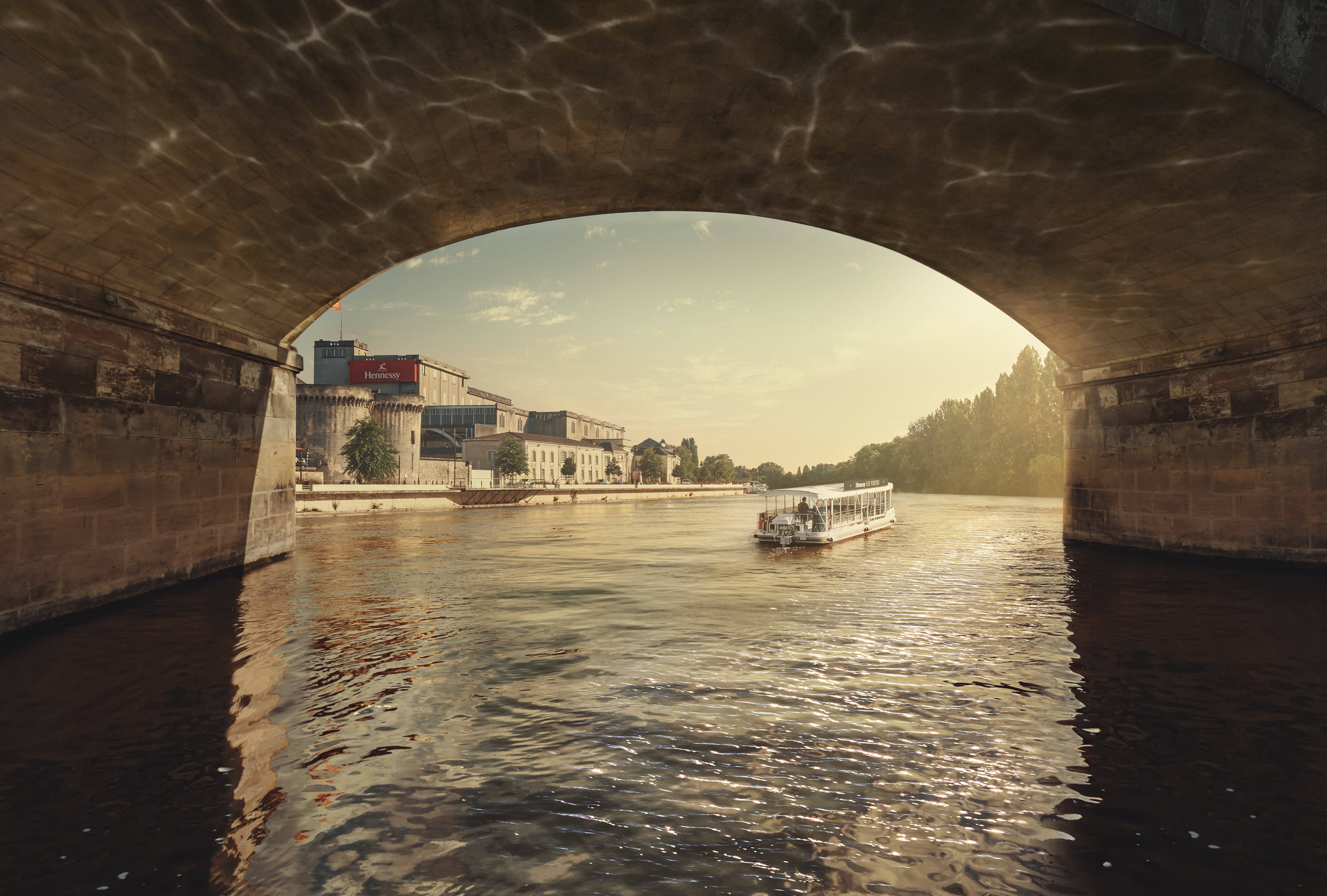 Hennessy wine tour showcasing modern and artistic elements.