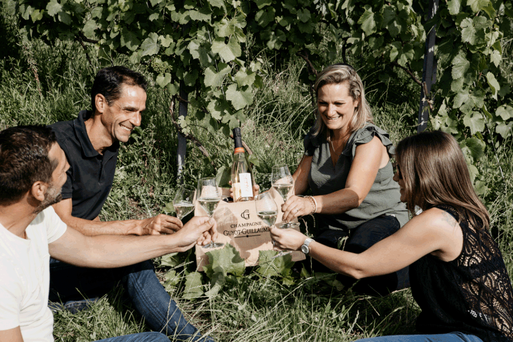 Caminhada e degustação no Champagne Guyot-Guillaume