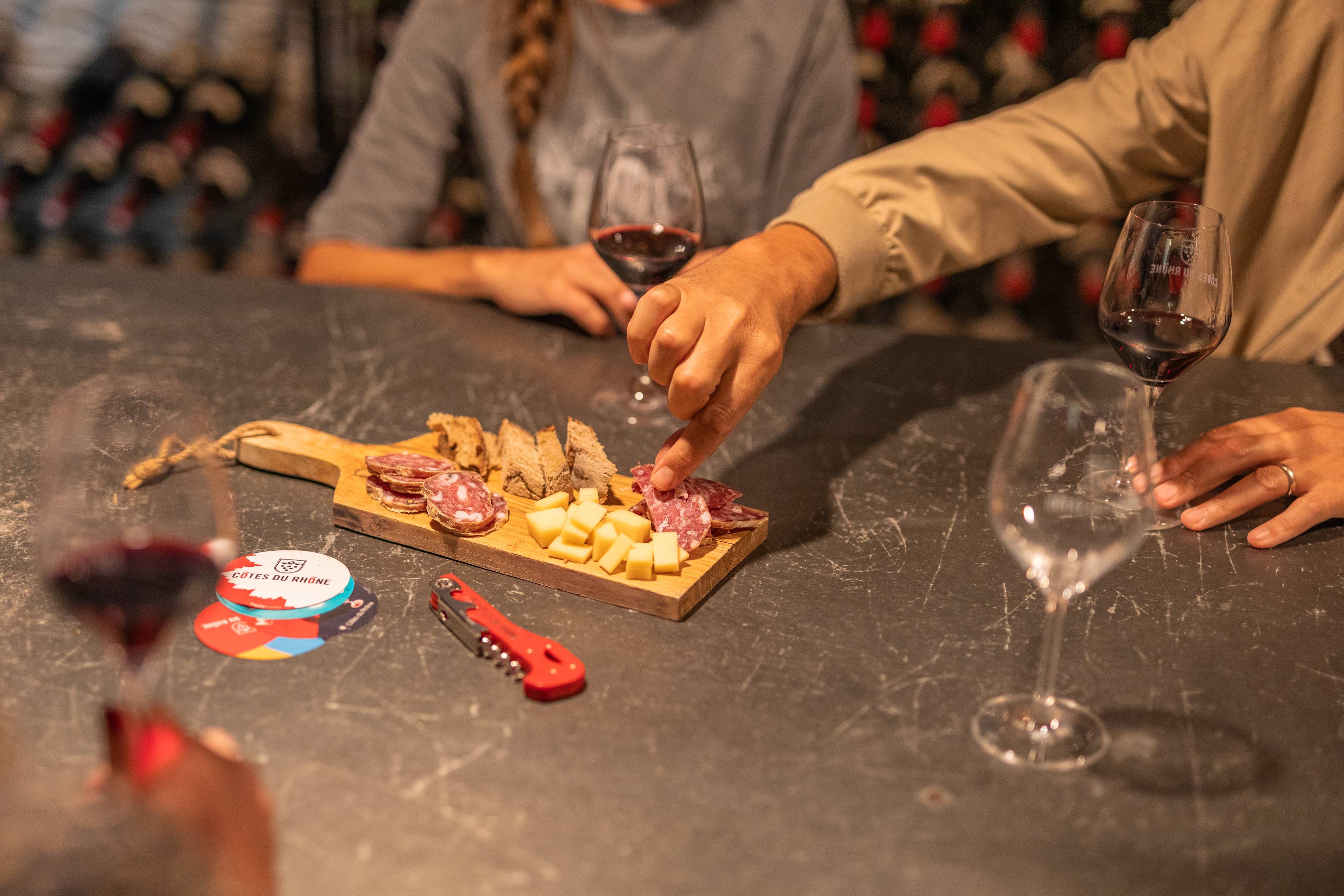 De wandeling van de wijnboer