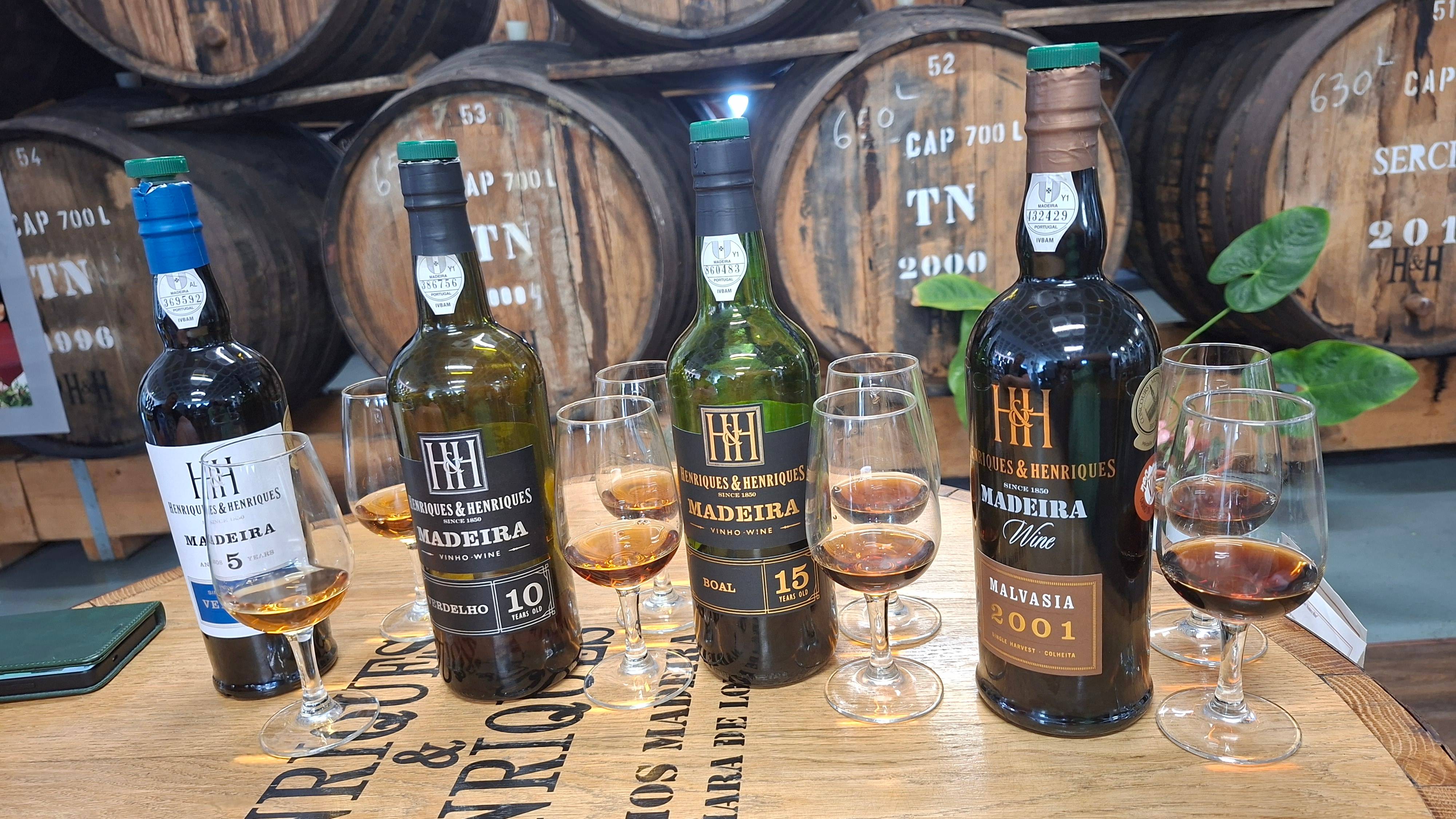 Dégustation de vins de Madère