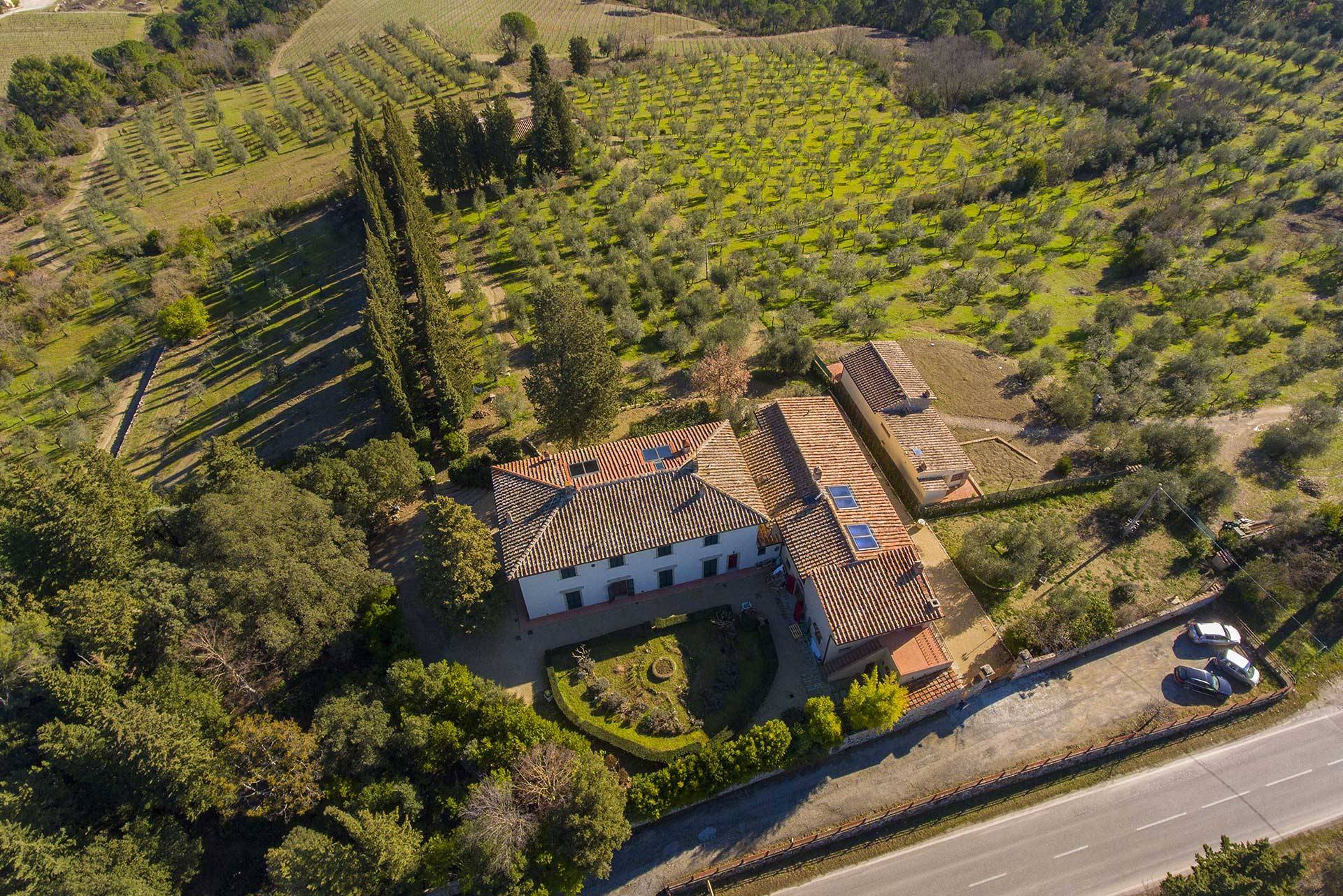 Excursión con chófer a dos fincas de Chianti.