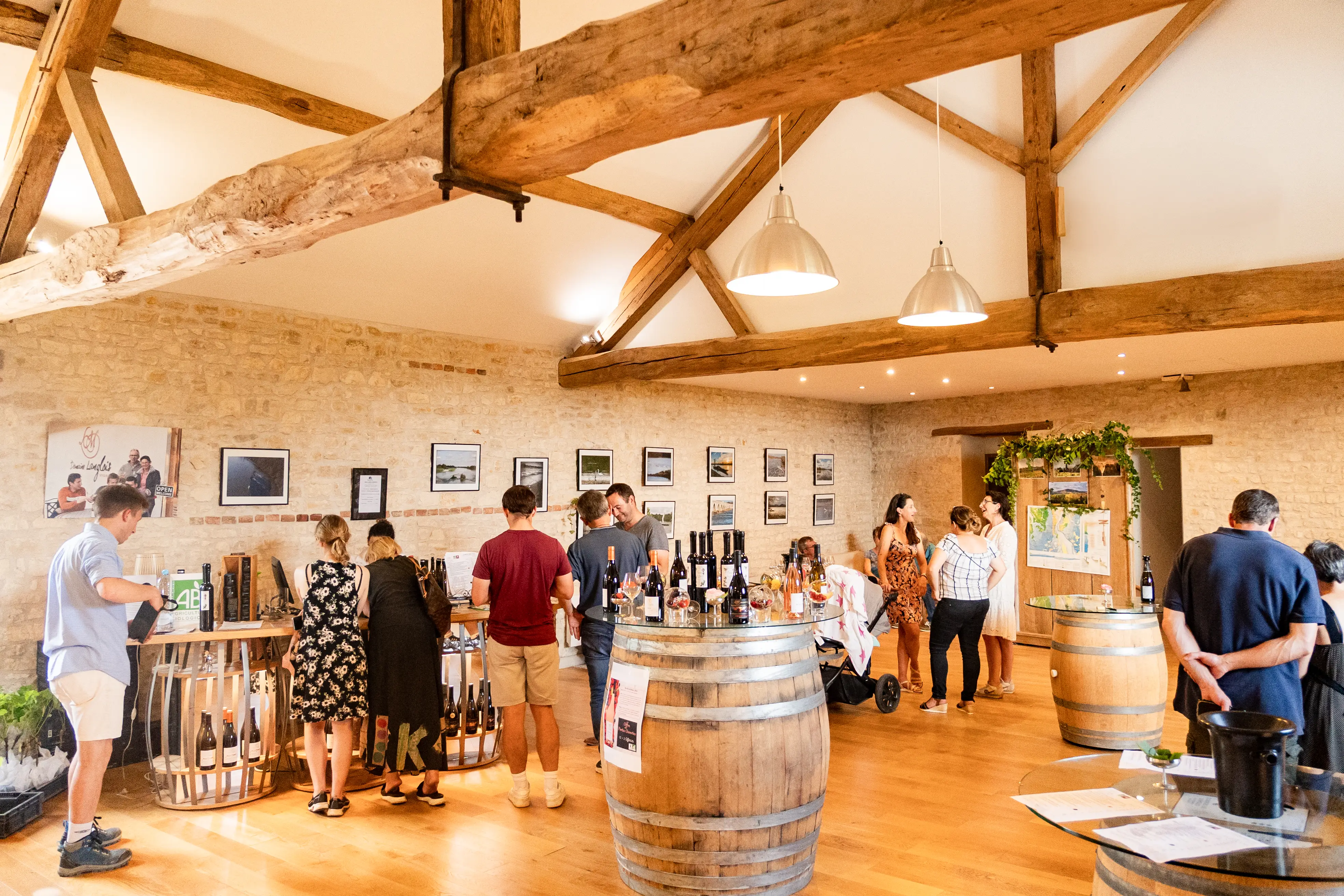 Immersione dell'enologo