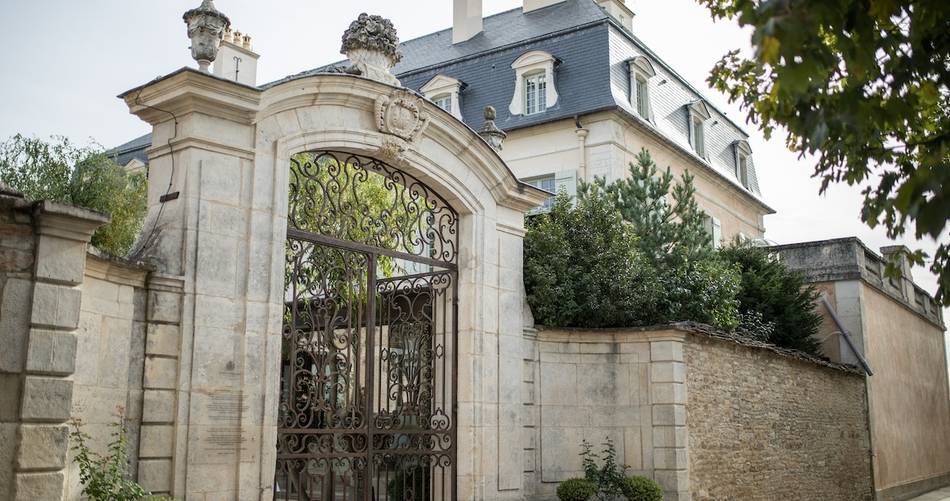 Intimate setting of Château de Pommard Wine Tasting Tour in Burgundy.